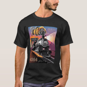 Camiseta Gran Locomotora de Vapor Big Boy 4014 4014 Ra