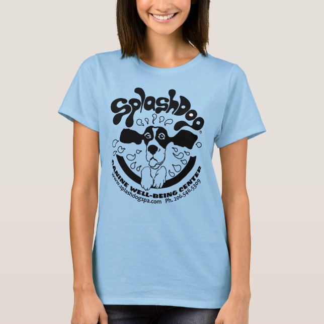 Camiseta Gran logo de B/W en negrita (Anverso)