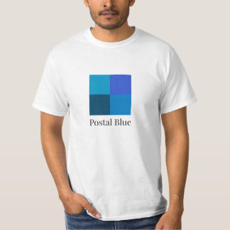 Camiseta Gran logotipo de Postal Blue