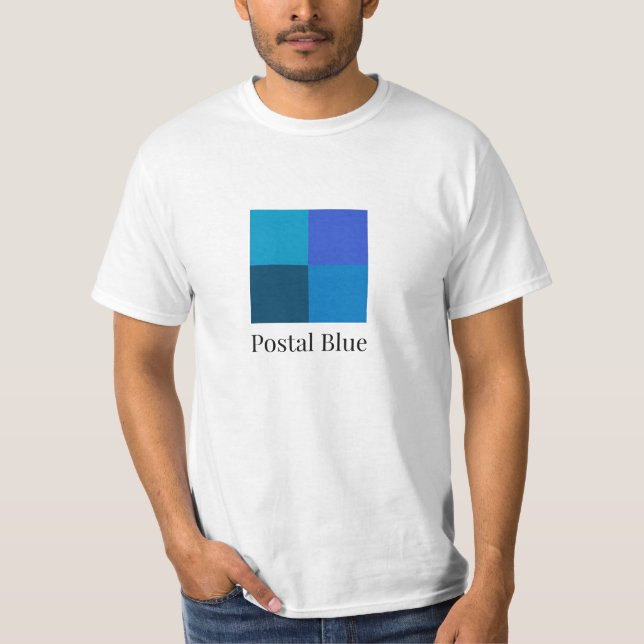 Camiseta Gran logotipo de Postal Blue (Anverso)
