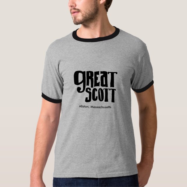 Camiseta Gran LOGOTIPO de Scott (Anverso)