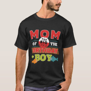 Camiseta Gran Madre Temática De Pesca Del Niño De Cumpleaño
