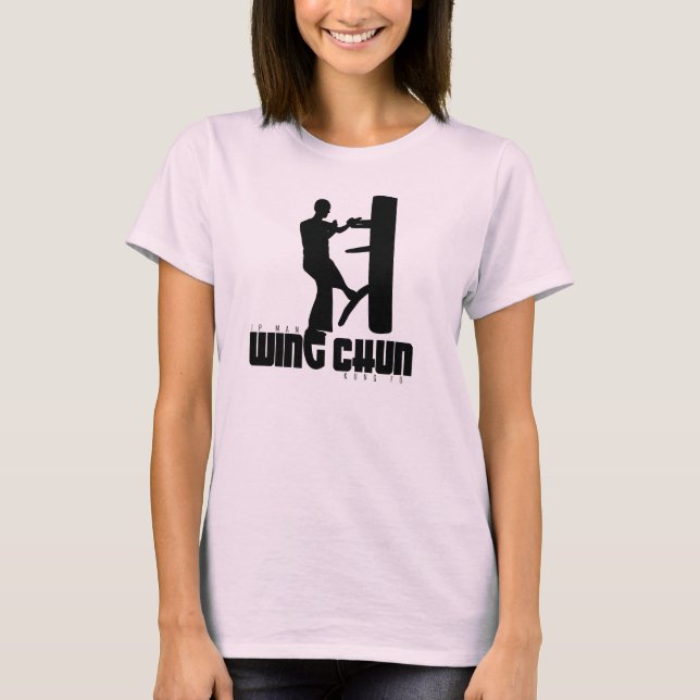 Camiseta Gran Maestro - Ip Man "Wing Chun" Wooden Dummy (Anverso)