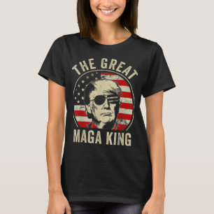 Camiseta Gran MAGA Rey Trump Biden Política Ultra Mega P