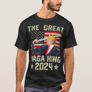 Camiseta Gran MAGA Rey Trump Biden Política Ultra Mega P