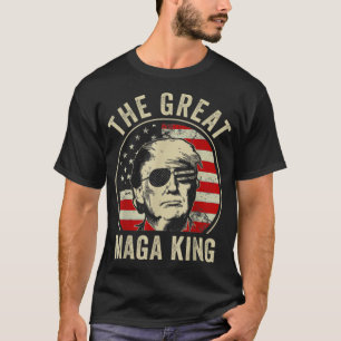 Camiseta Gran MAGA Rey Trump Biden Política Ultra Mega P