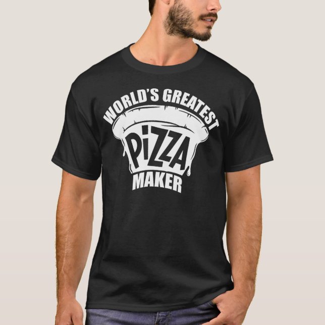 Camiseta Gran Maker Pizza Baker Funny Pizza Maker Para M (Anverso)