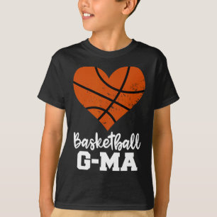 Camiseta Gran mamá de baloncesto divertido Baloncesto Heart