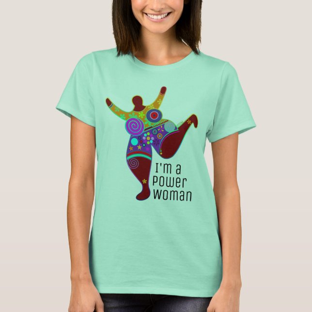 CAMISETA GRAN MAMA / SOY UNA MUJER POTENTE (Anverso)