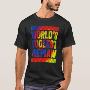 Camiseta Gran mancha de tinte de pintura en memaw Memaw Wor