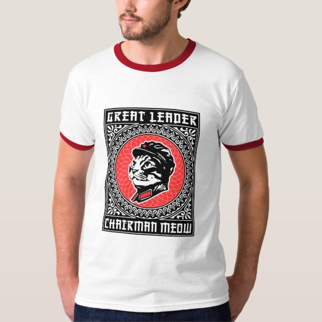 Camiseta Gran maullido del presidente del líder (Anverso)