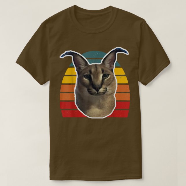 Camiseta Gran meme de floppa  (Diseño del anverso)