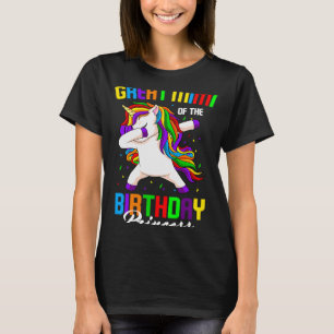 Camiseta Gran Mimi de la Princesa de Cumpleaños Unicorn Bda