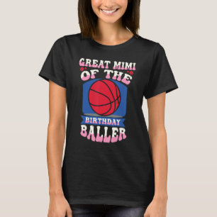 Camiseta Gran Mimi Del Tema Del Baloncesto Birthday Baller