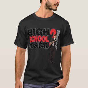 Camiseta Gran modelo Escuela secundaria musical Troy Bolton