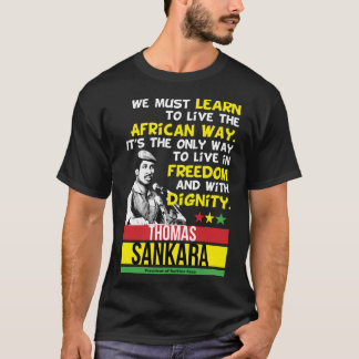 Camiseta Gran Modelo Thomas Africanista Sankara Regalos Pel