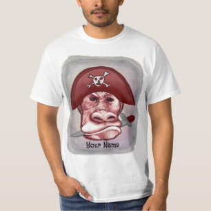 Camiseta Gran Mono Pirata Malvado