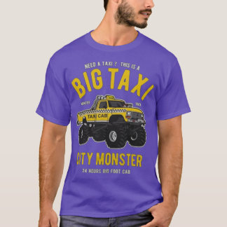 Camiseta Gran monstruo de la ciudad de los Taxi