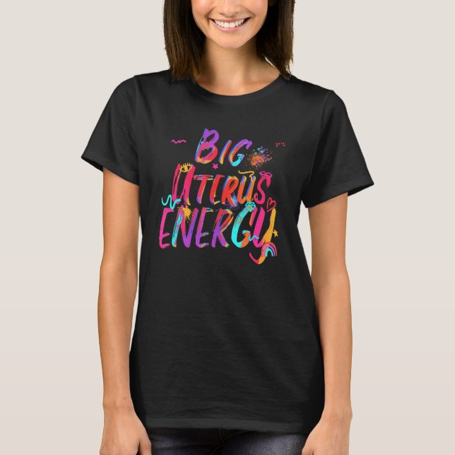 Camiseta Gran mujer feminista en energía de útero (Anverso)