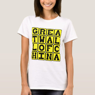 Camiseta Gran Muralla China, Maravilla del Mundo