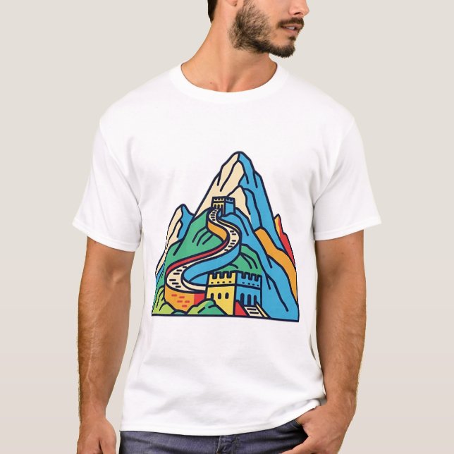 CAMISETA GRAN MURALLA DE CHINA (Anverso)