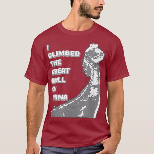Camiseta Gran Muralla De Pekín De China (Anverso)