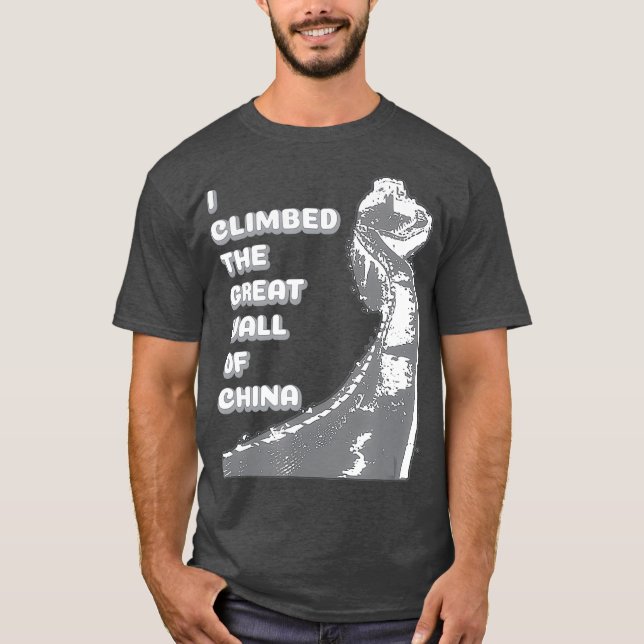 Camiseta Gran Muralla De Pekín De China (Anverso)