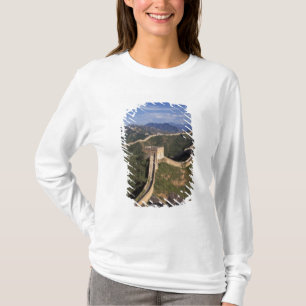 Camiseta Gran Muralla serpenteando a través de la montaña,