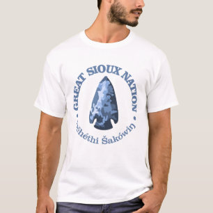 Camiseta Gran Nación Sioux (punta de flecha)