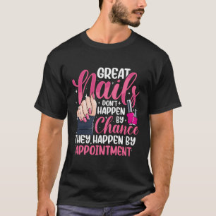 Camiseta Gran Nails Funny Artista Técnico De Tecnología Nai