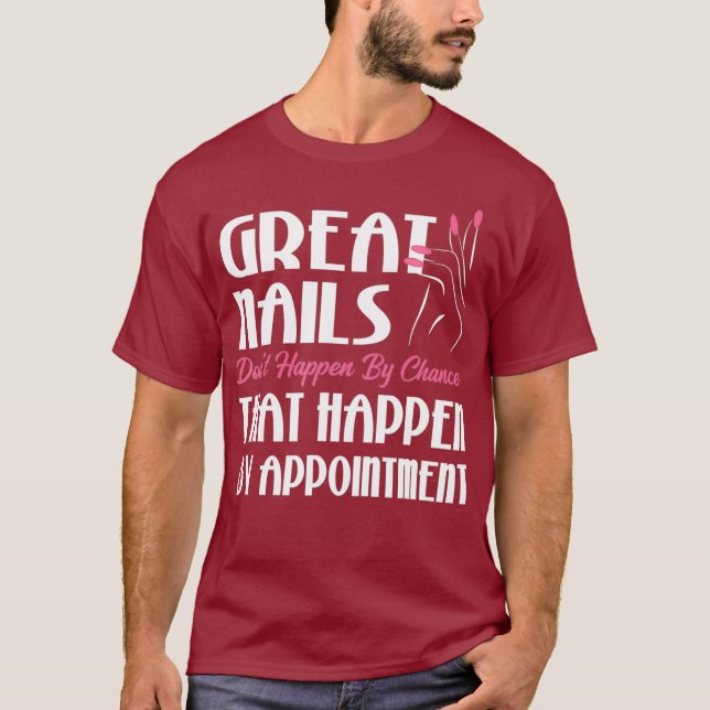 Camiseta Gran Nails Tech Gift Manicurista Técnico de Uñas (Anverso)