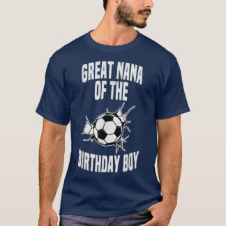 Camiseta Gran Nana del equipo de fútbol de cumpleaños Bday 