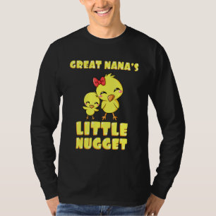 Camiseta Gran Nanas Pequeño Día de la Madre de Pollo de Nug