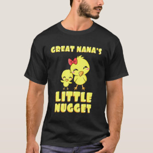 Camiseta Gran Nanas Pequeño Nugget Pollo Día de la Madre
