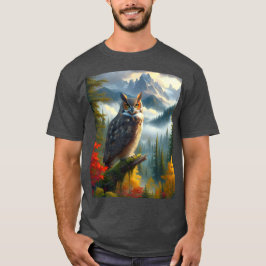 Camiseta Gran Naturaleza salvaje de búho