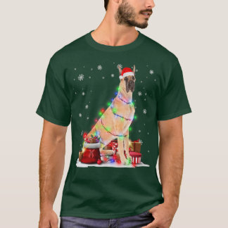 Camiseta Gran Navidad de Perro Danés enciende Navidad Pa