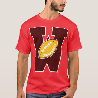 Camiseta Gran negrita Comandantes de Washington Monograma T