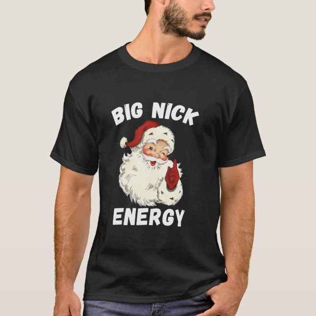Camiseta Gran Nick Energy Funny Santa Navidades Long Sleeve (Anverso)