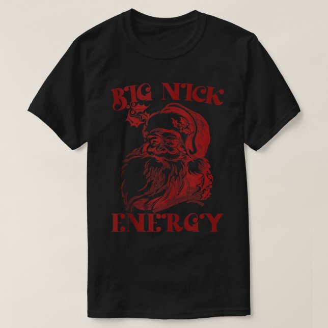 Camiseta Gran Nick Energy Navidades divertidos de navidad m (Diseño del anverso)