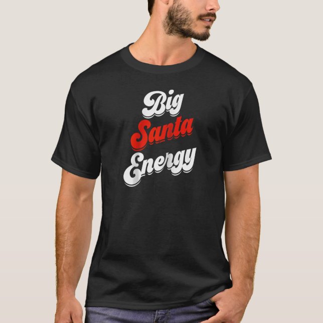 Camiseta Gran Nick Energy Santa Shirt Para Hombres Xmas Gra (Anverso)