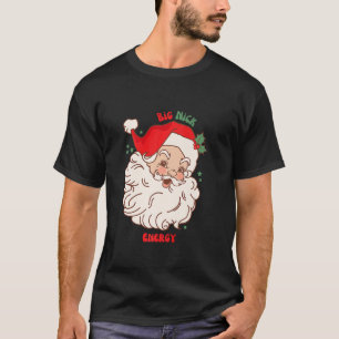 Camiseta Gran Nick Energy Shirt Vintage Santa Xmas Gracioso