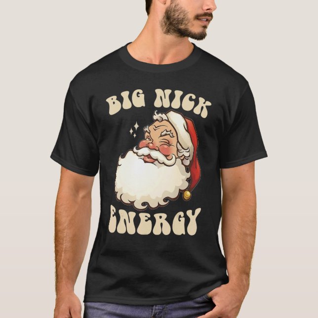 Camiseta Gran Nick Energy Xmas Navidades sudaderos feos (Anverso)