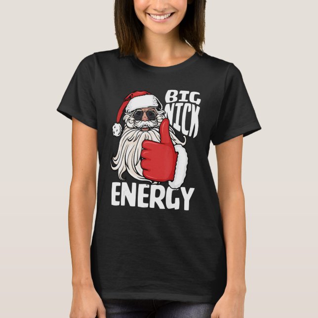 Camiseta Gran Nick Energy Xmas Navidades sudores feos W (Anverso)
