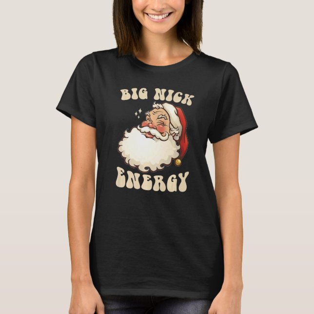 Camiseta Gran Nick Energy Xmas Navidades sudores feos W (Anverso)