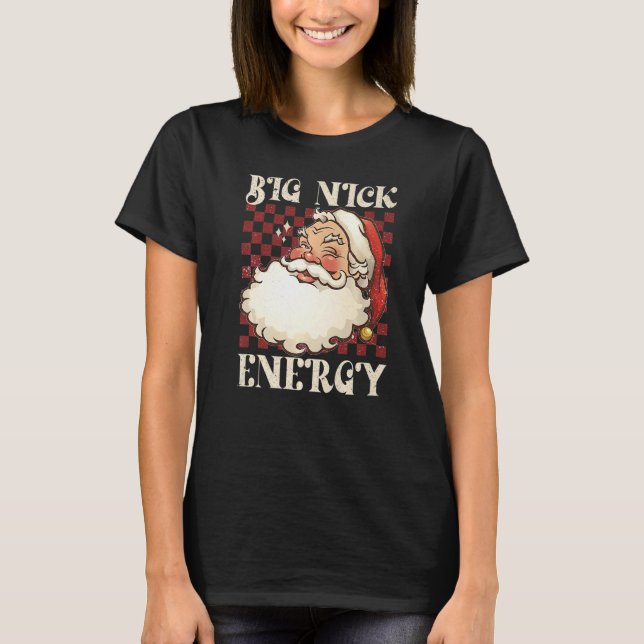 Camiseta Gran Nick Energy Xmas Navidades sudores feos W (Anverso)