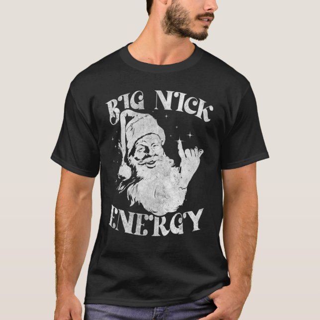 Camiseta Gran Nick Energy Xmas Navidades sudores feos W (Anverso)