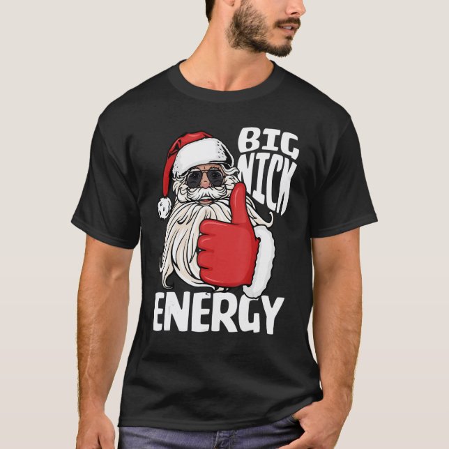 Camiseta Gran Nick Energy Xmas Navidades sudores feos W (Anverso)