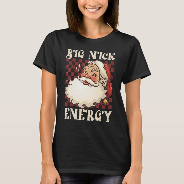 Camiseta Gran Nick Energy Xmas Navidades sudores feos W (Anverso)