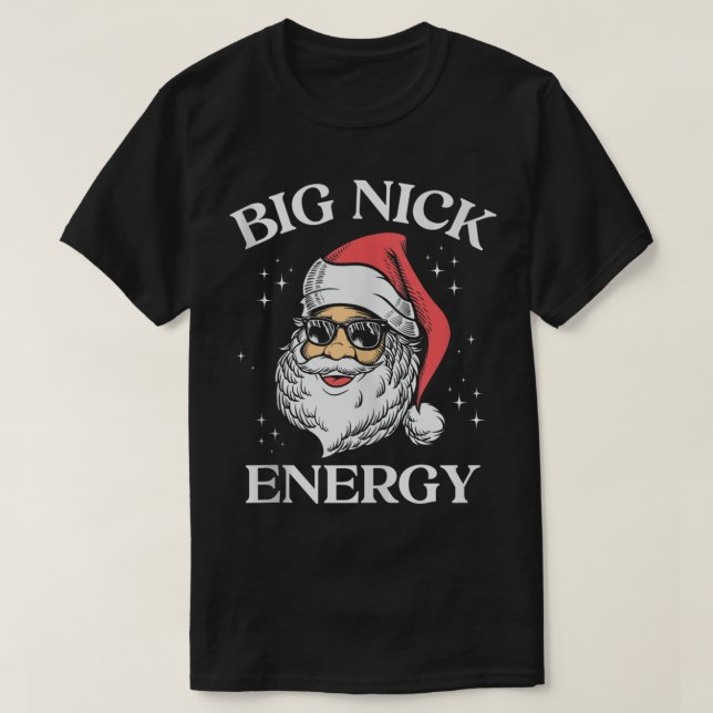 Camiseta Gran Nick Navidades de Energía Pun Humor Adulto Fu (Diseño del anverso)