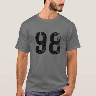 Camiseta Gran Número 98 Para El Cumpleaños Noventa Y Ocho M